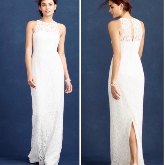 J. Crew Dresses & Skirts - NWT J. Crew Pamela Lace Sheath Wedding Gown